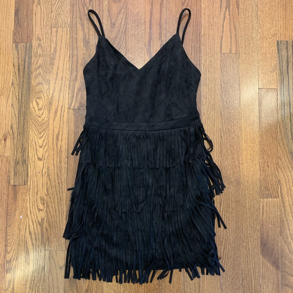 DO+BE (TheseThree boutique) NWT fringe dress
